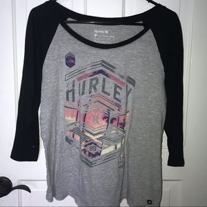 Hurley 3/4 Sleeve Shirt